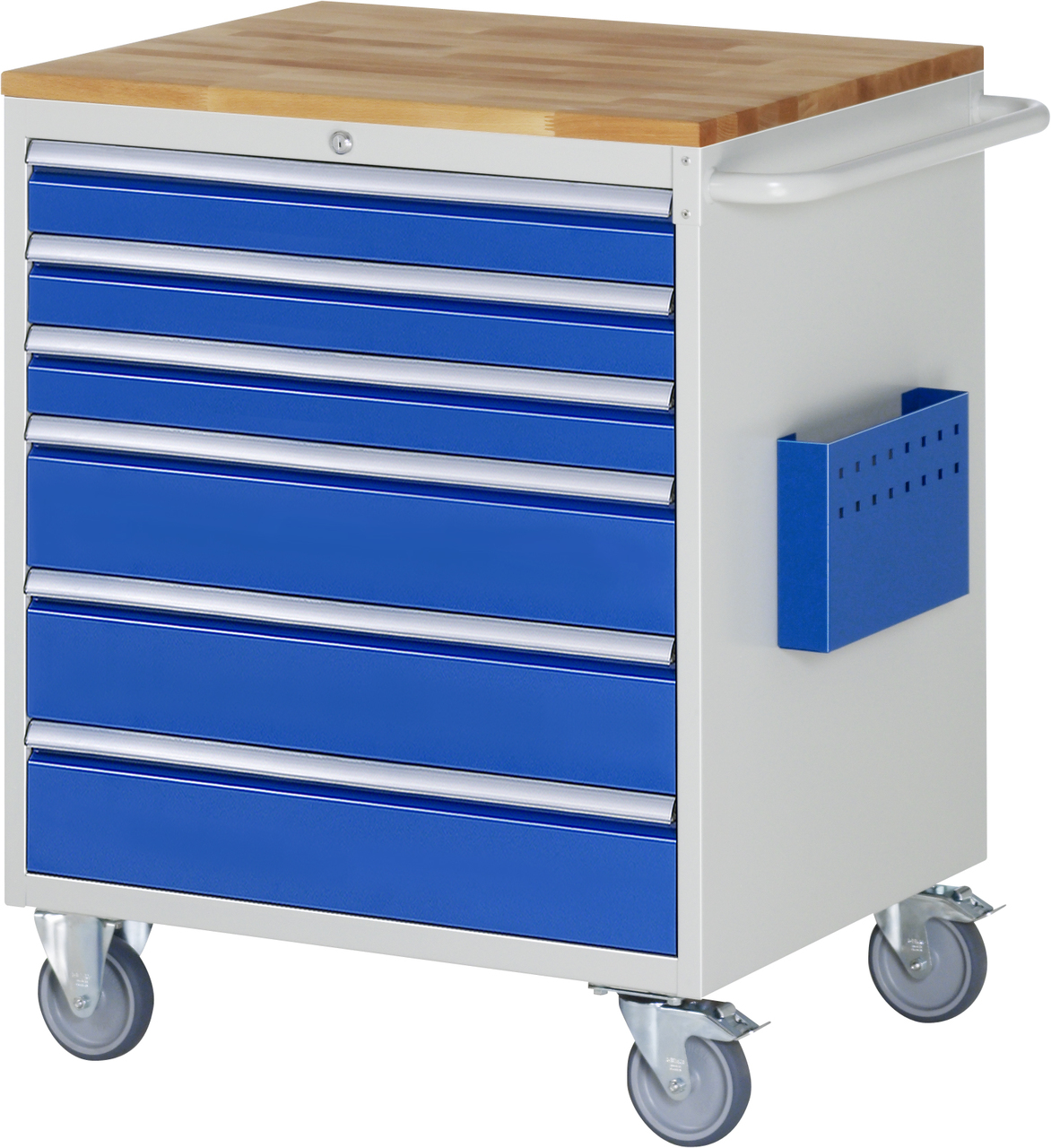 Montagewagen Modell XL5.9, B 770 x T 650 x H 975 mm, Buche-Top 25 mm