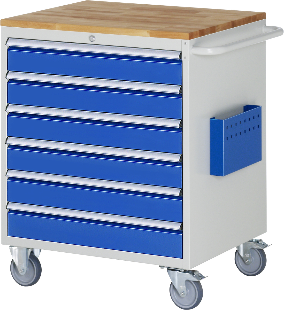 Montagewagen Modell XL5.16, B 770 x T 650 x H 975 mm, Buche-Top 25 mm