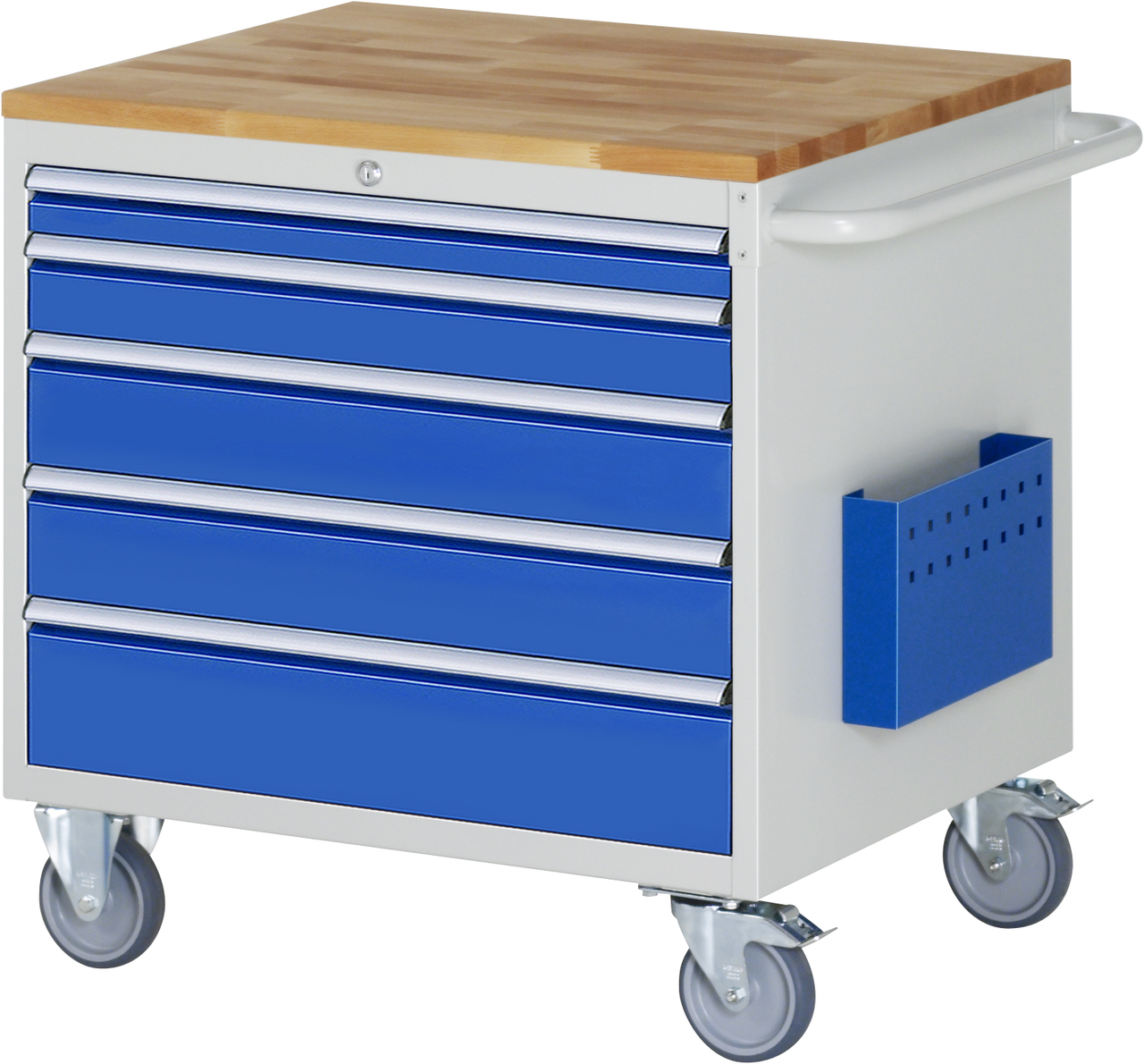 Montagewagen Modell XL3.11, B 770 x T 650 x H 795 mm, Buche-Top 25 mm