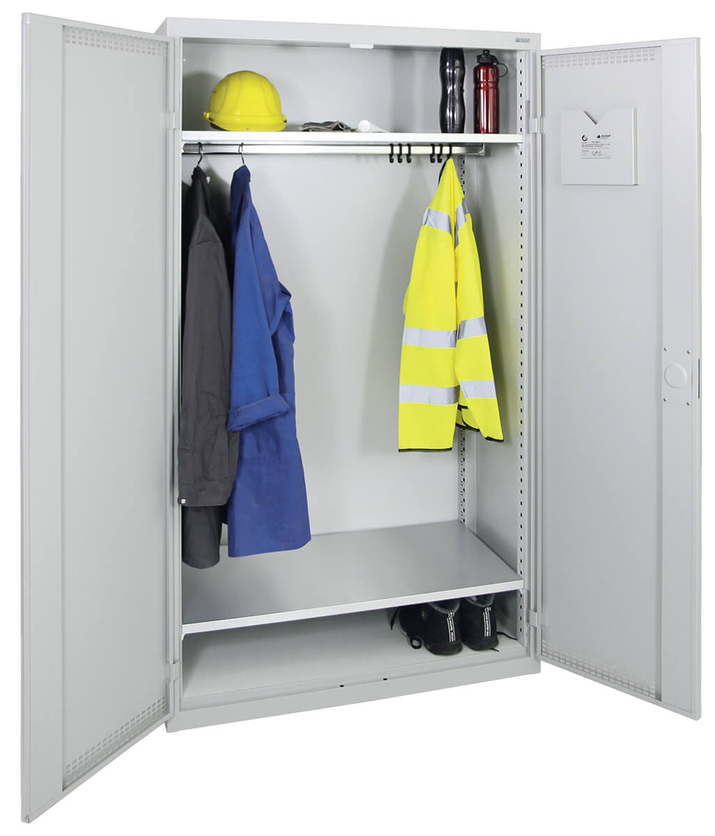 Garderobenschrank 1800x1000x500 mm HxBxT, 1 Abteil