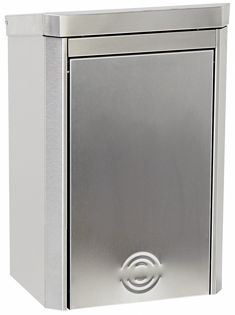Wandabfallbehälter 10 Liter aus Edelstahl