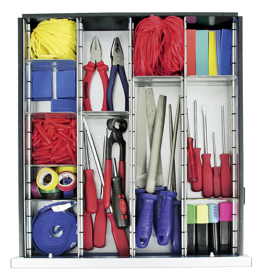 Einteilungsset für 500 mm Breite, 12-teilig