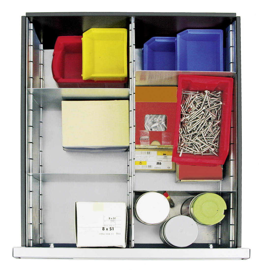 Einteilungsset für 500 mm breite, 6-teilig