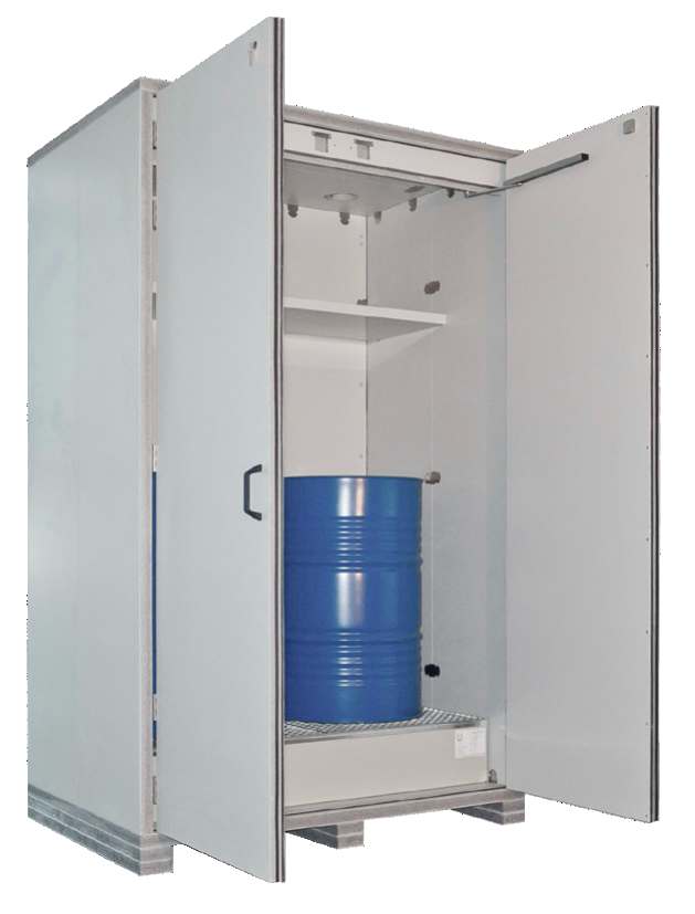 Fassbox klein mit 90 Minuten Feuerschutz, 2148x1500x1000 mm HxBxT