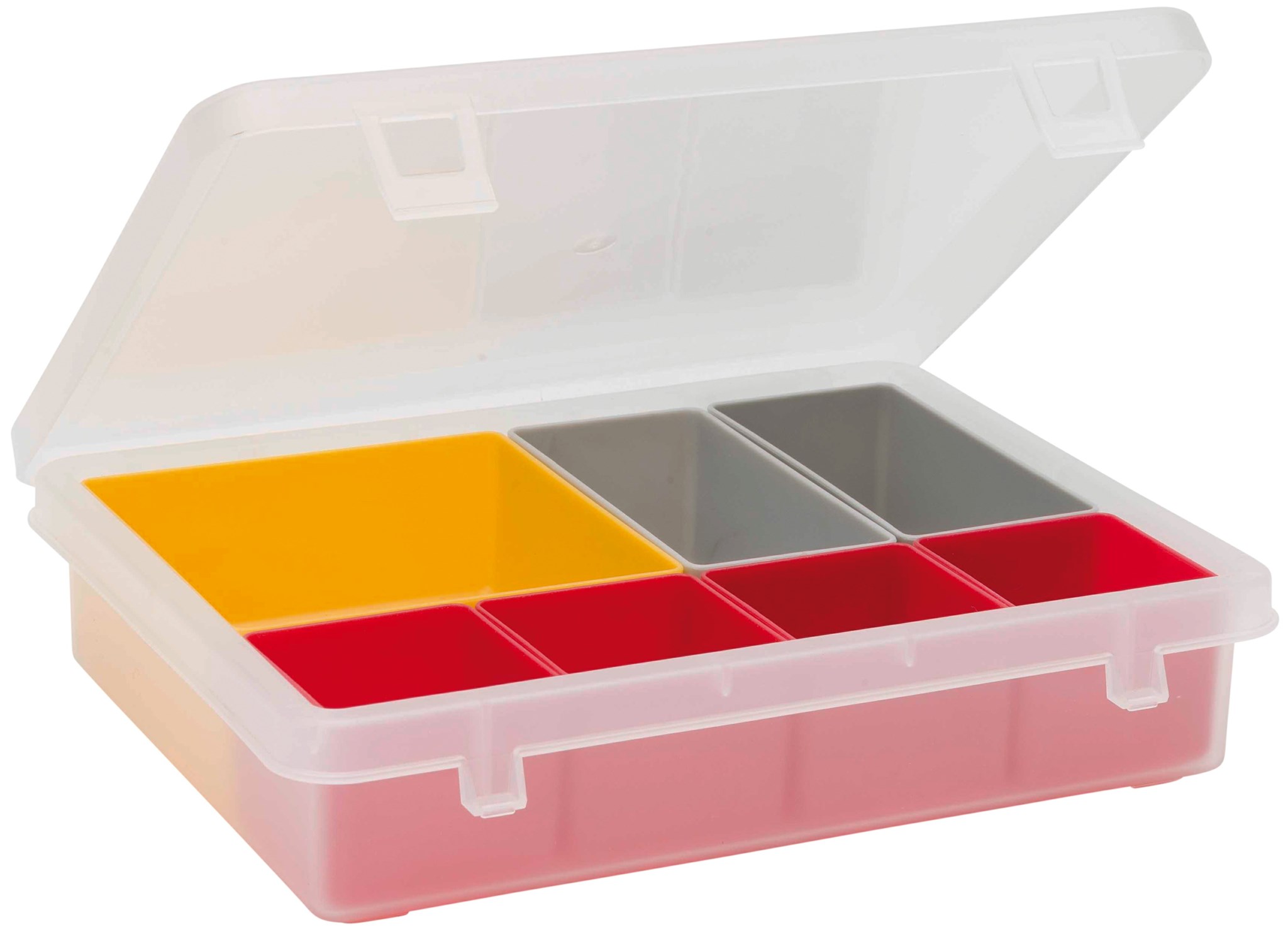 Sortimentskästen mit klarem Deckel