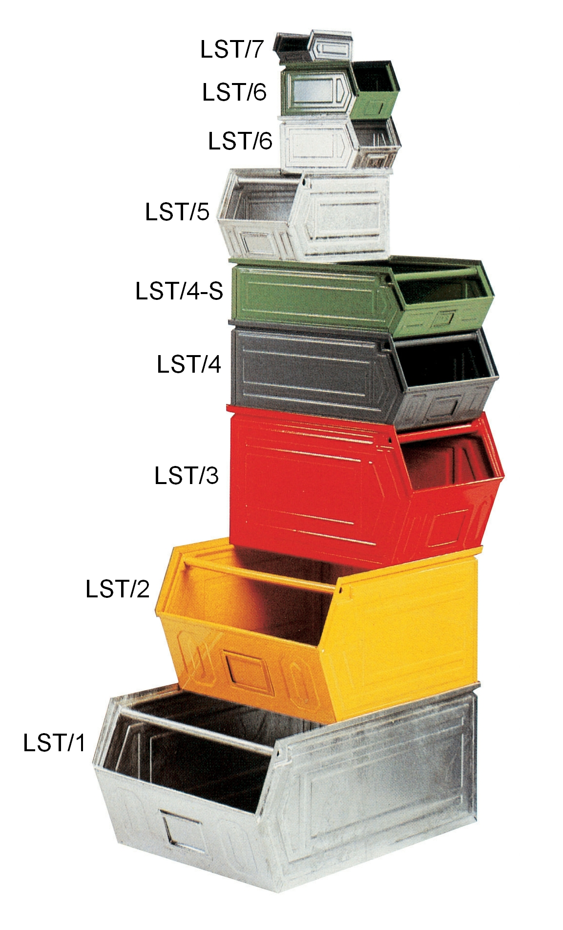 Stahlblech-Sichtlagerkasten LST/1