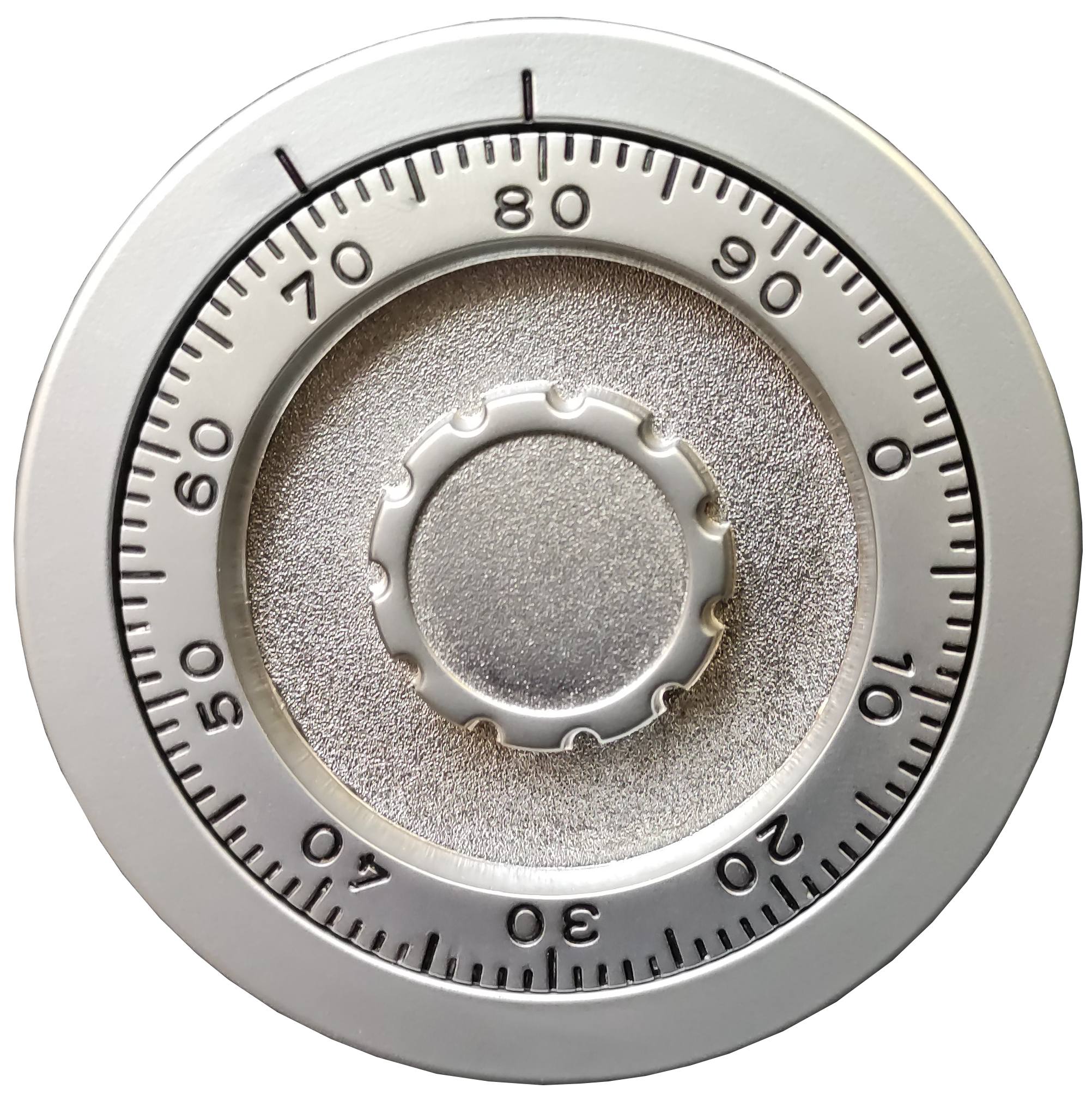 mechanisches Kombinationsschloss silber