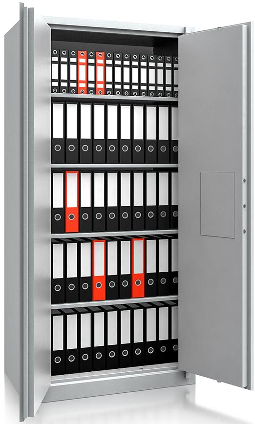 Aktenschrank GW-BS 1100, 1950x950x550 mm HxBxT, feuergeschützt