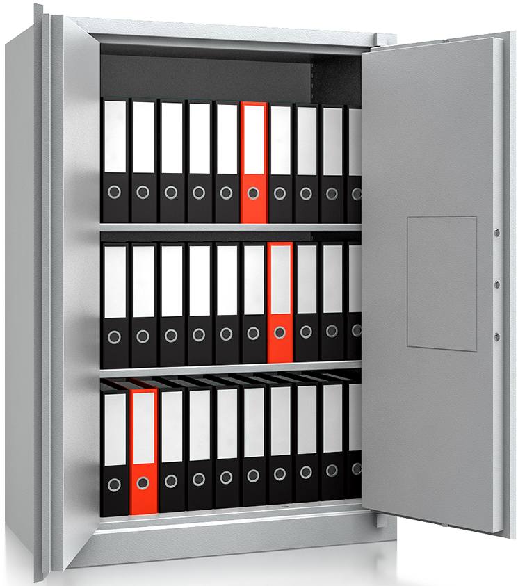 Aktenschrank GW-BS 1200, 1350x950x550 mm HxBxT, feuergeschützt