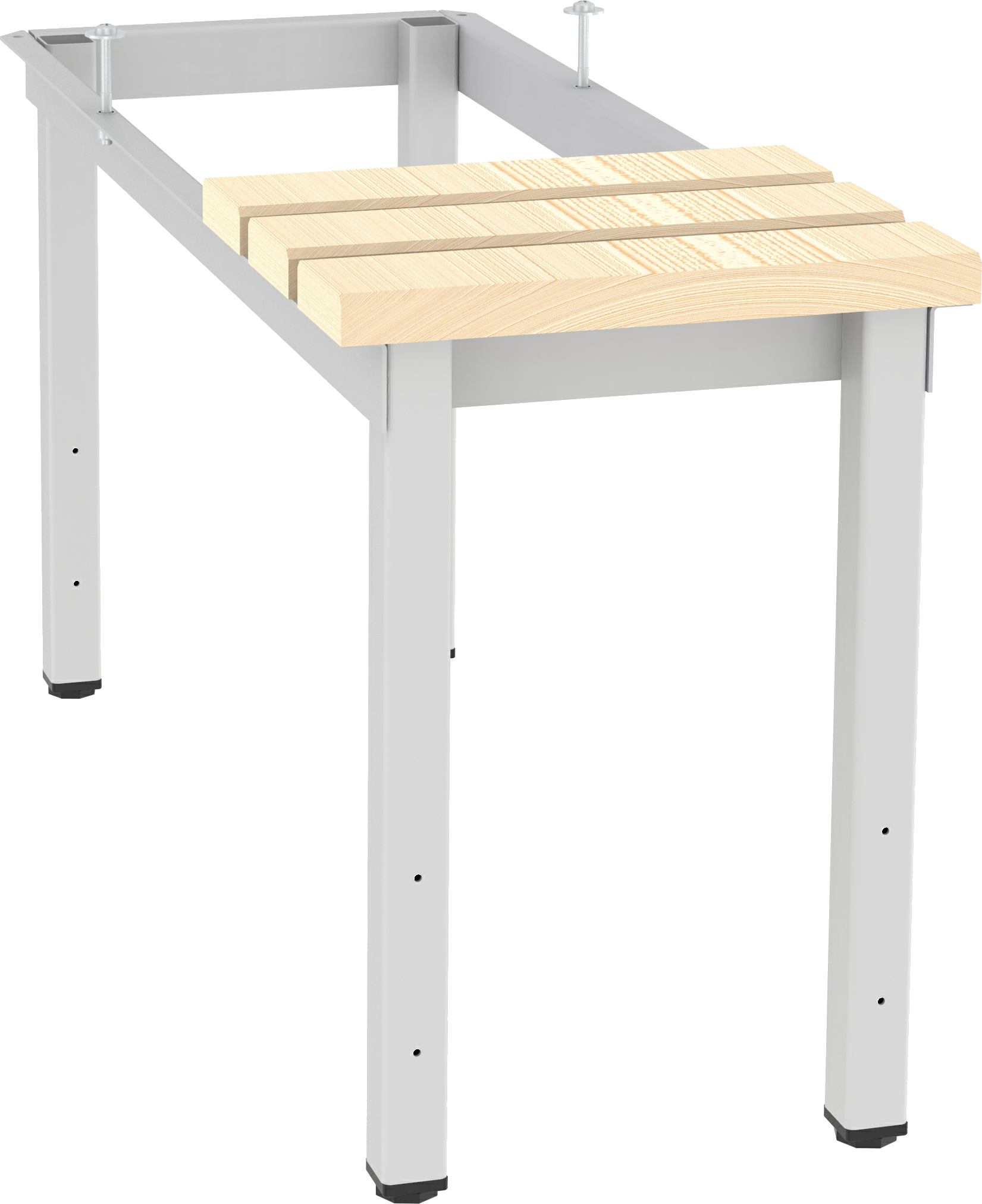 Untergestell mit Sitzbank, Breite 300 mm für ML-Garderobenschränke