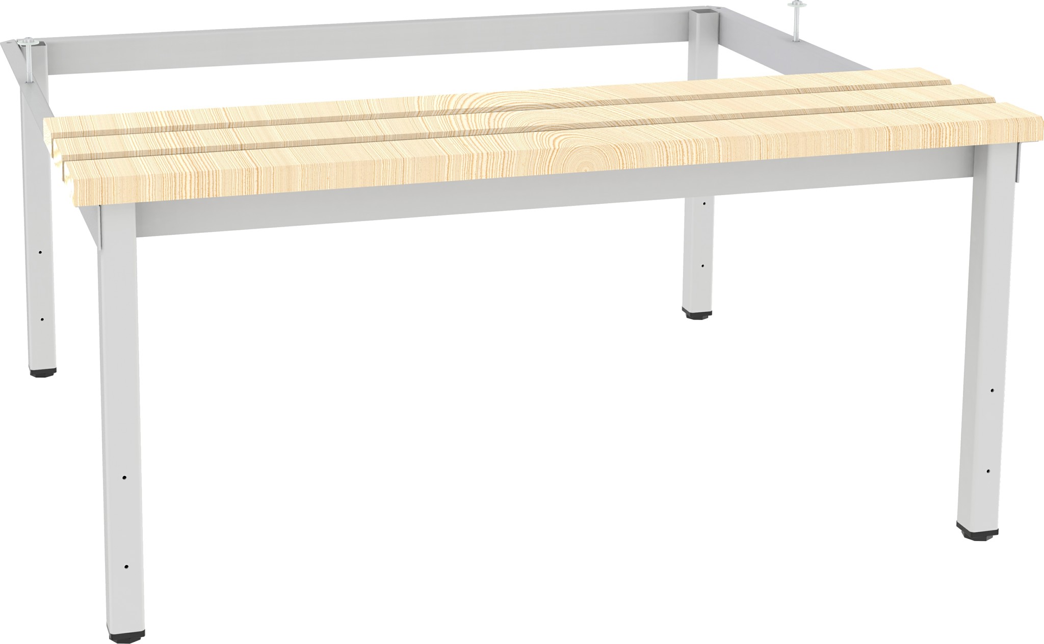 Untergestell mit Sitzbank, Breite 900 mm für ML-Garderobenschränke