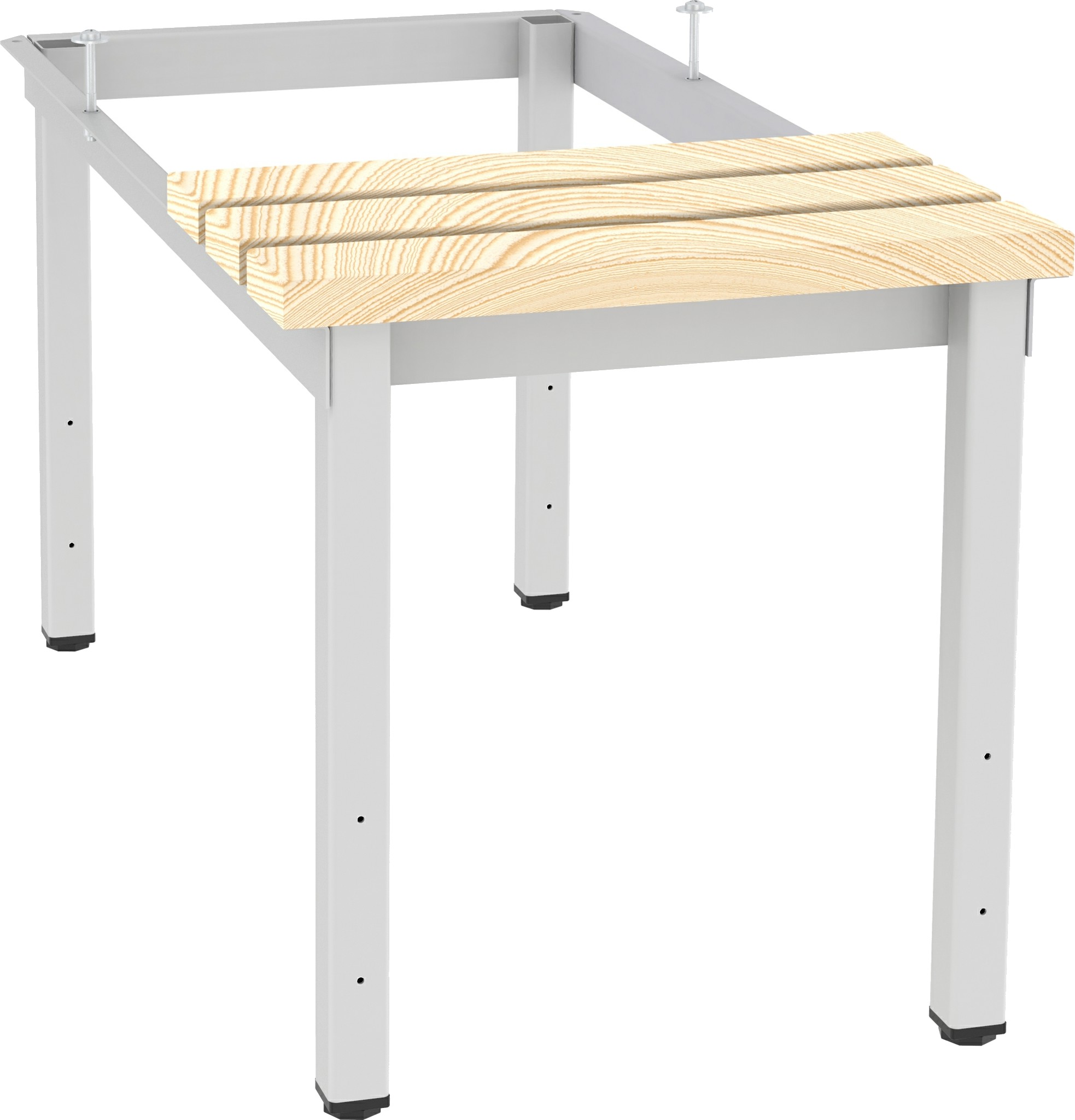 Untergestell mit Sitzbank, Breite 400 mm für ML-Garderobenschränke