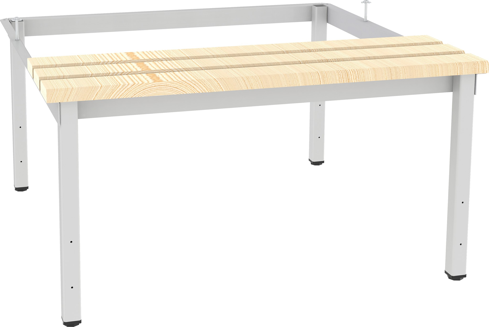 Untergestell mit Sitzbank, Breite 800 mm für ML-Garderobenschränke