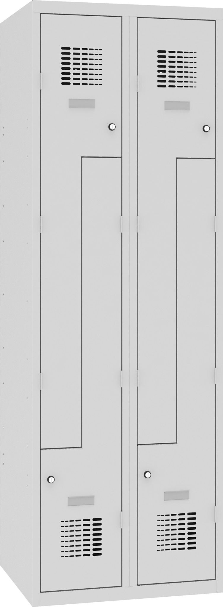 Z-Garderobenschrank 2 Abteile Breite 600mm, SUL 32 W, 1 pkt ST