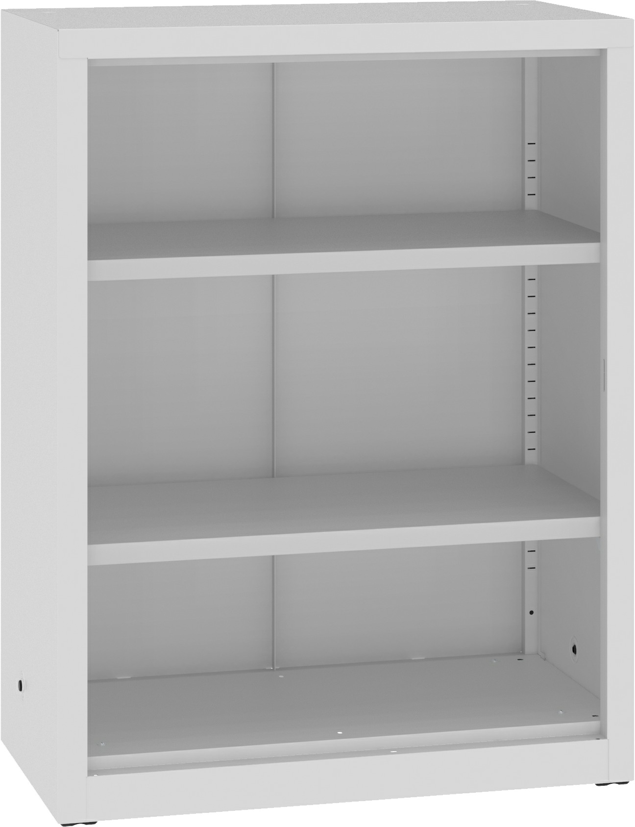 Büroregal 1040x800x435 mm HxBxT mit integriertem Sockel