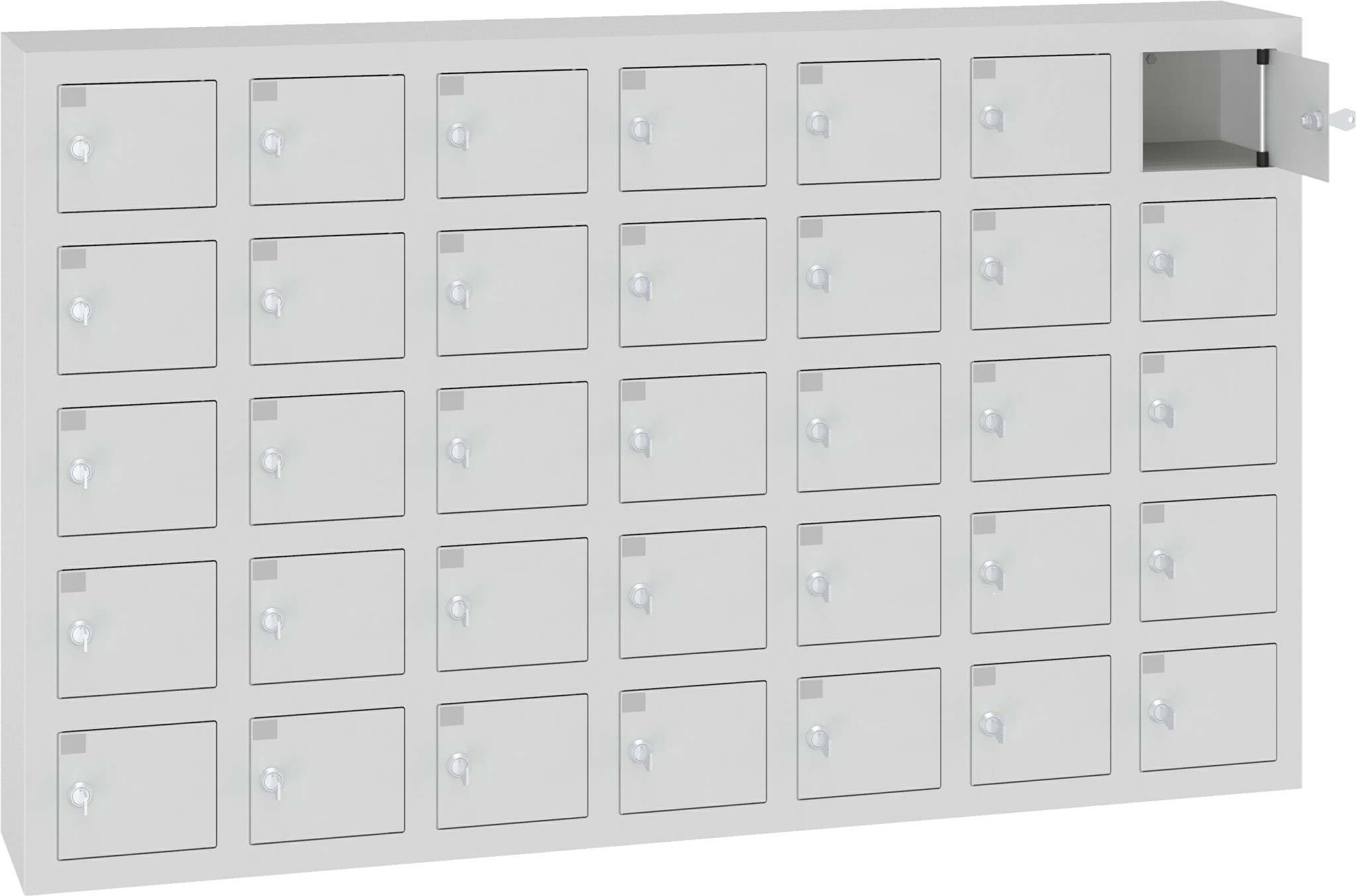 Wertsachen-/Mobiltelefonschrank mit 35 Fächern