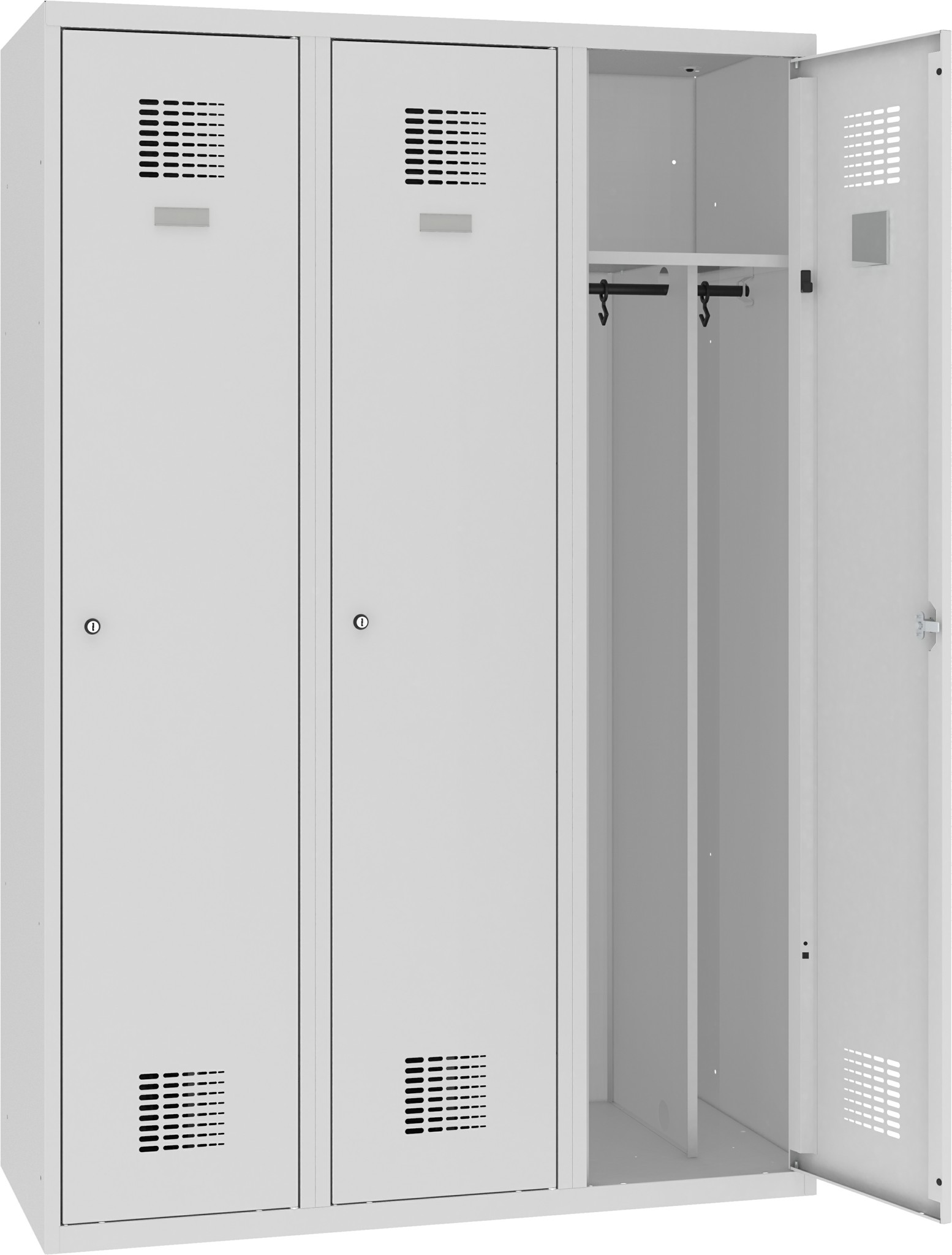 Garderobenschränke mit Zwischenwand