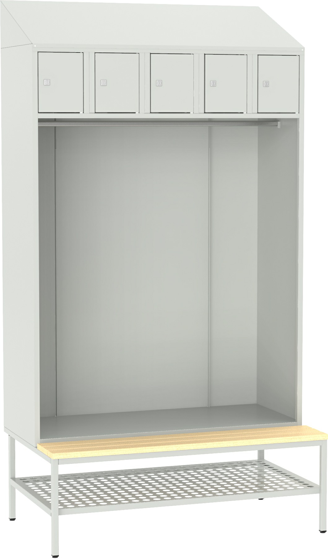 Schliessfach-Garderoben mit 5 Schliessfächern