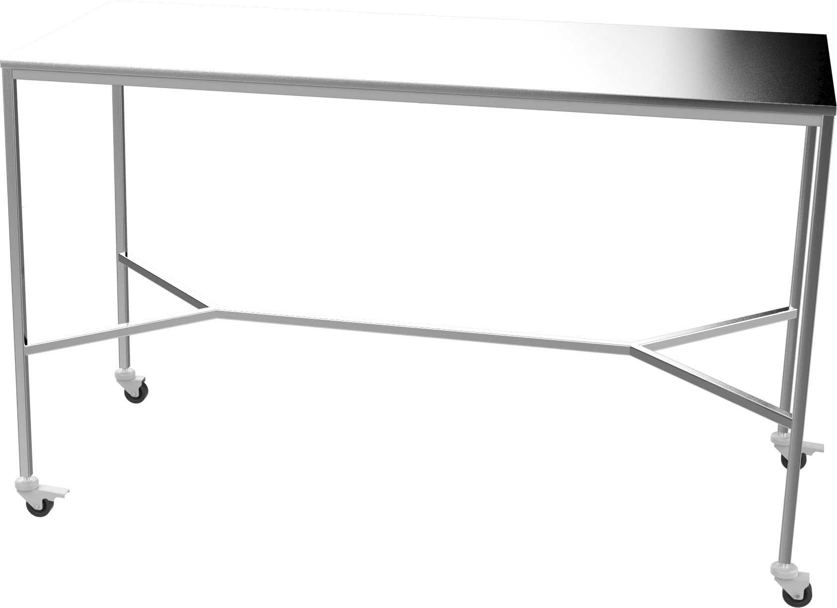 fahrbarer Tisch STL 104, 880x1400x600 mm HxBxT