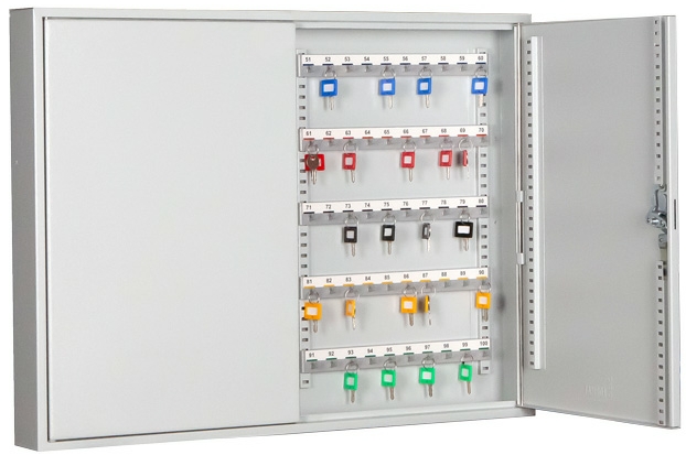 Schlüsselschrank GW-SZ 100, Farbe RAL 7035