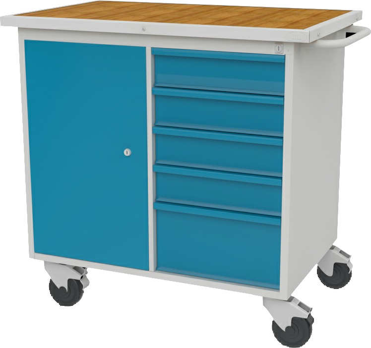 Werkzeugwagen, 928x961x600 HxBxT, SzwN 251 