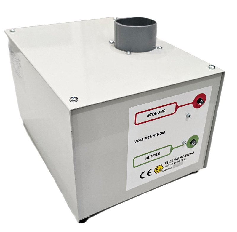 Abluftaufsatz 255x250x425 mm HxBxT