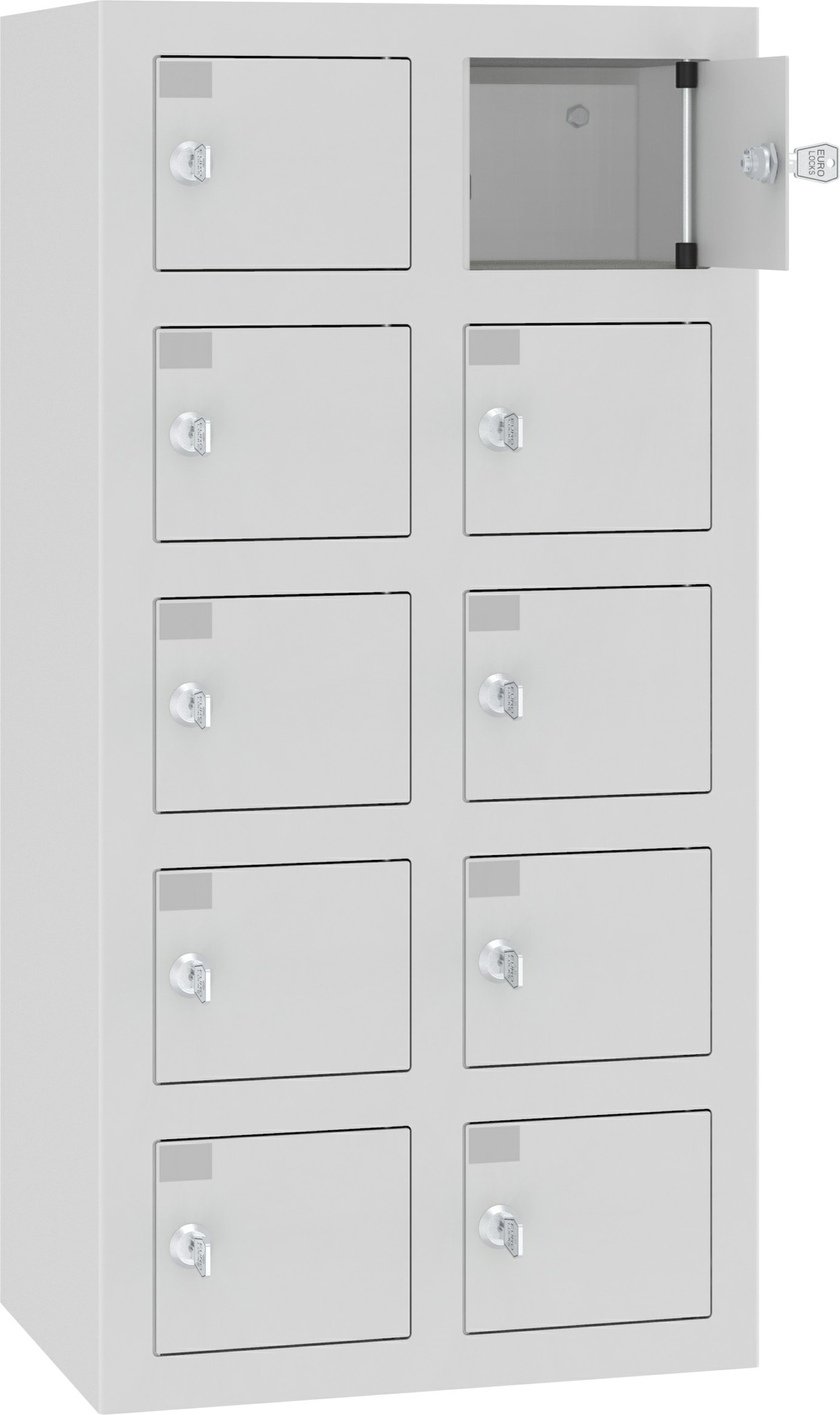 Wertsachen-/Mobiltelefonschrank mit 10 Fächern und USB