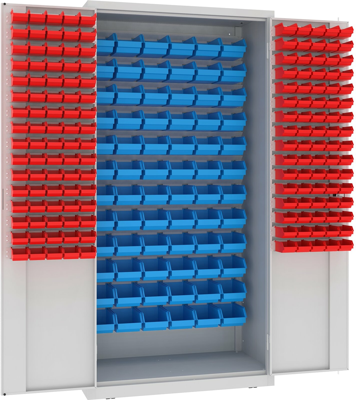 Werkstattschrank mit Behälter  1990x1000x500 mm HxBxT, MSW210/5-08s