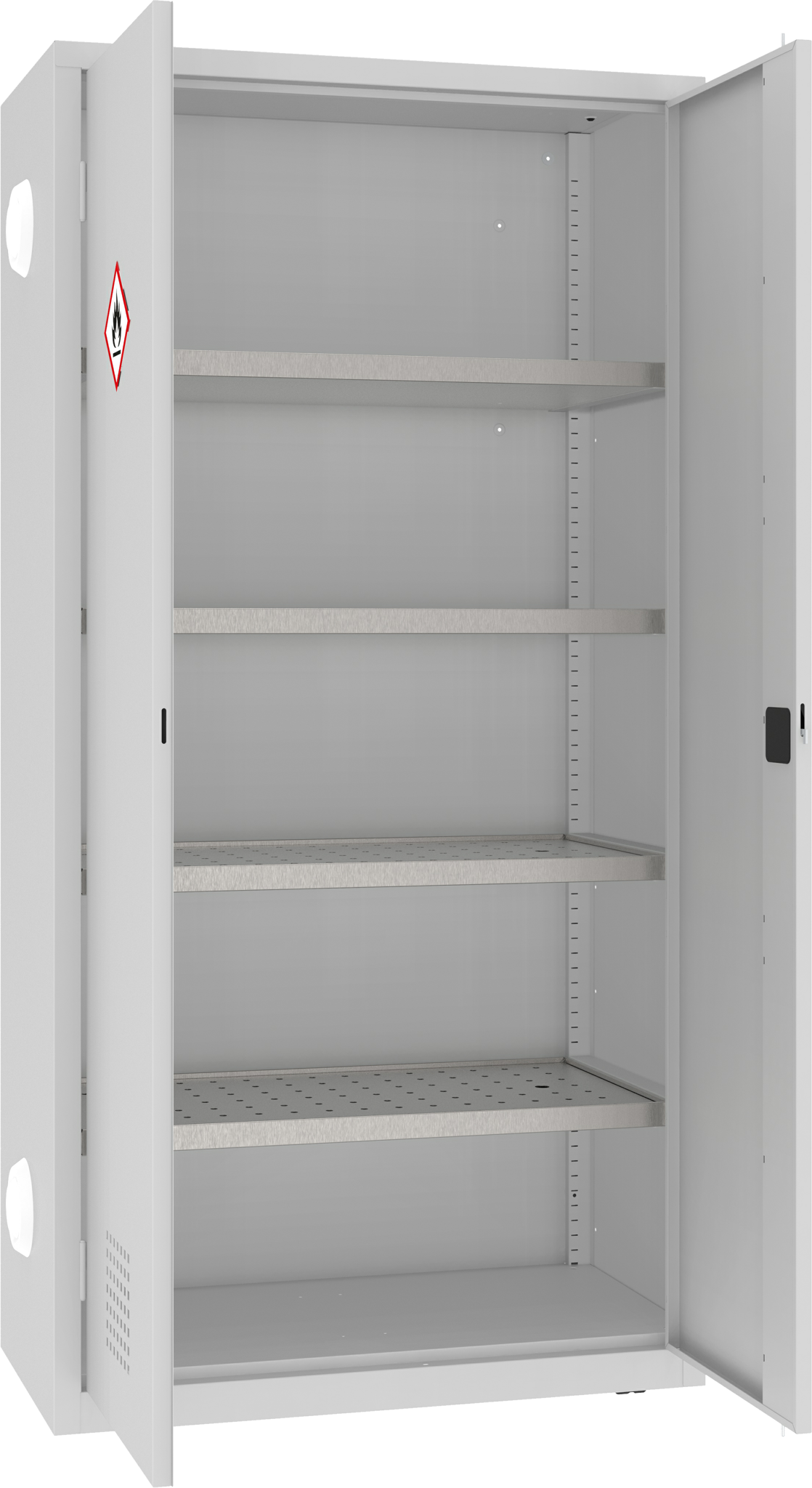 Chemikalienschrank, 1990x1000x500 mm HxBxT, MSW210/5-25pa