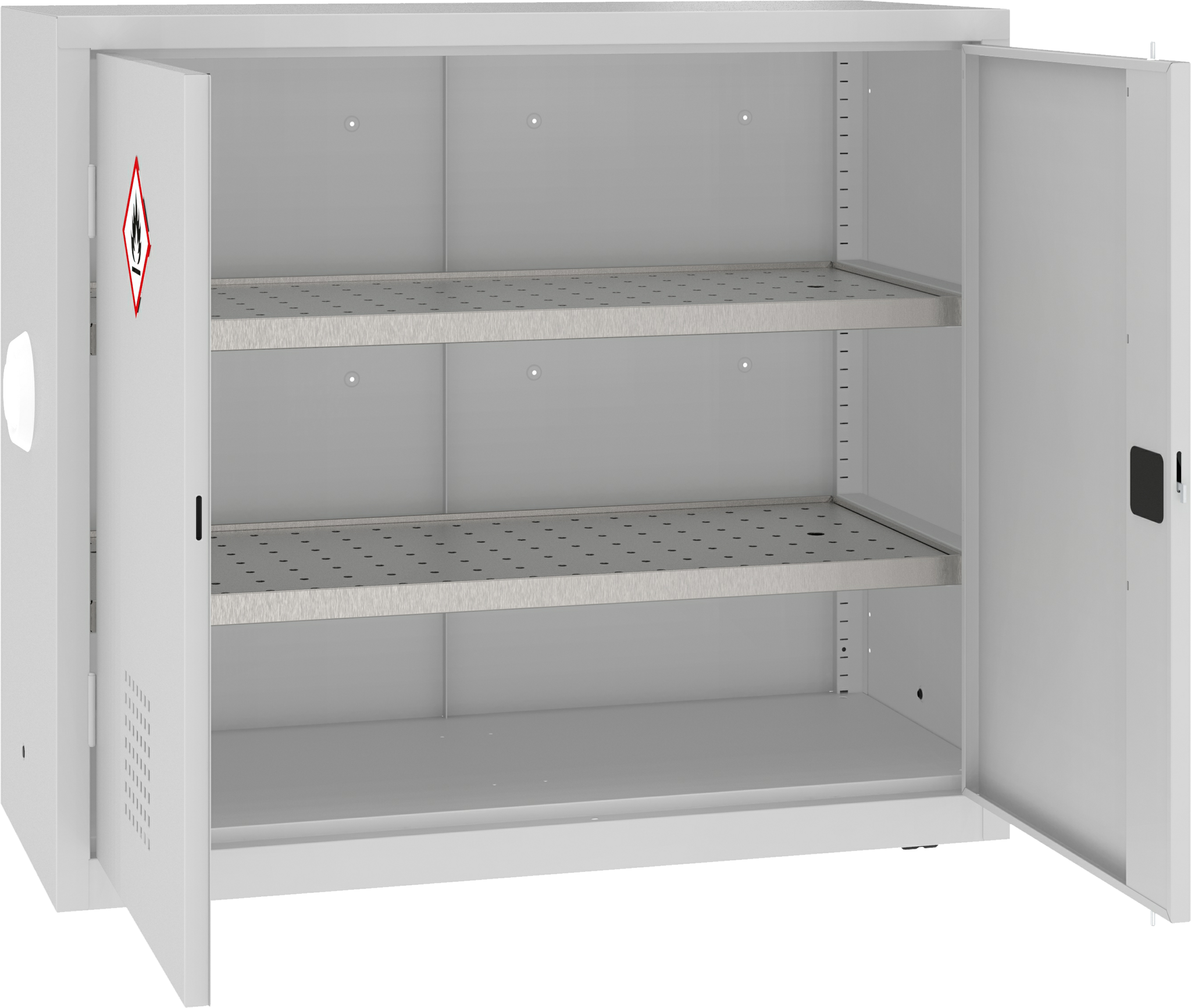 Chemikalienschrank, 1040x1200x500 mm HxBxT, MSW112/5-24pa