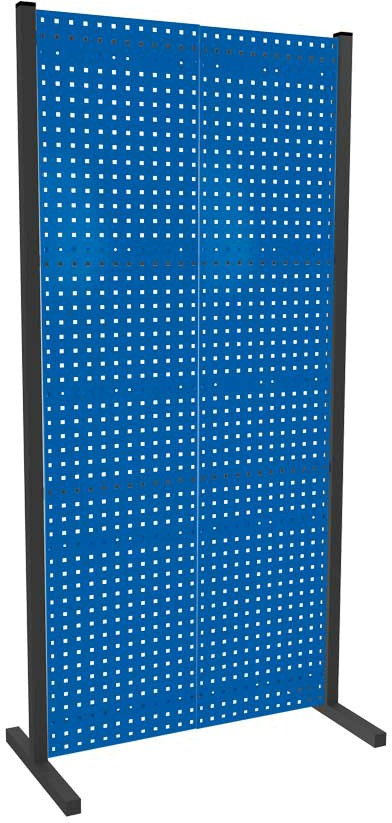 Trennwand mit Lochplatten, Einzelfeld, Länge 1000 mm