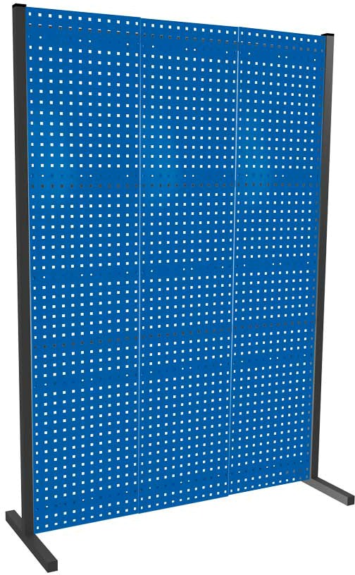 Trennwand mit Lochplatten, Einzelfeld, Länge 1500 mm