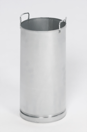 Inneneinsatz für Abfallsammler-Ascher-Kombination H 66 K, verzinkt
