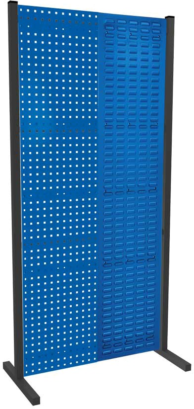 Werkzeugwand mit Loch- /Schlitzplatten, Einzelfeld, Länge 1000 mm