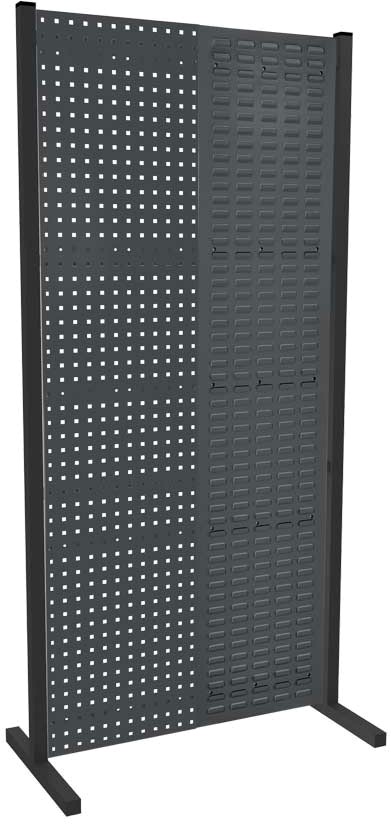 Werkzeugwand mit Loch- /Schlitzplatten, Einzelfeld, Länge 1000 mm