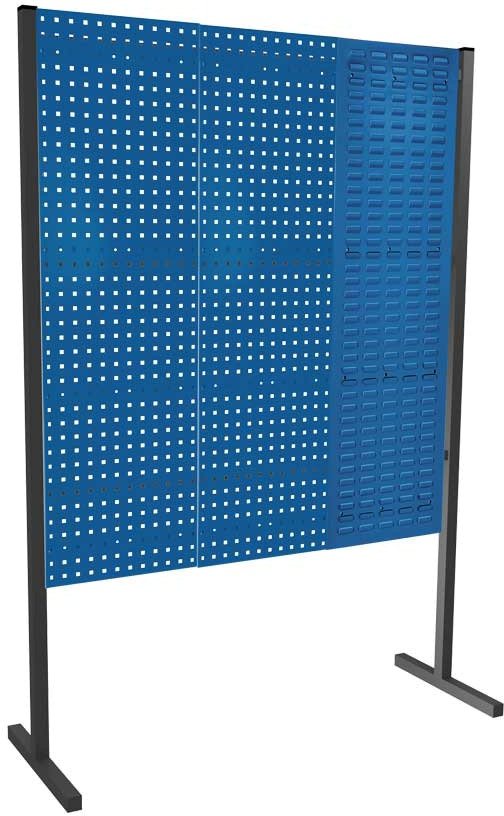 Werkzeugwand mit Loch- /Schlitzplatten, Einzelfeld, Länge 1500 mm