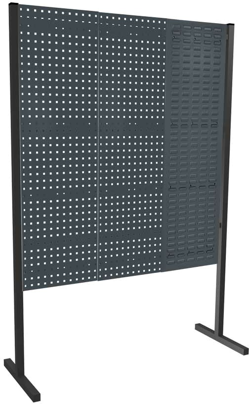 Werkzeugwand mit Loch- /Schlitzplatten, Einzelfeld, Länge 1500 mm
