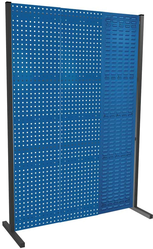 Werkzeugwand mit Loch- /Schlitzplatten, Einzelfeld, Länge 1500 mm