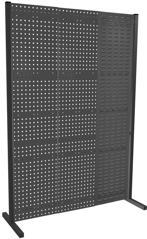 Werkzeugwand mit Loch- /Schlitzplatten, Einzelfeld, Länge 1500 mm
