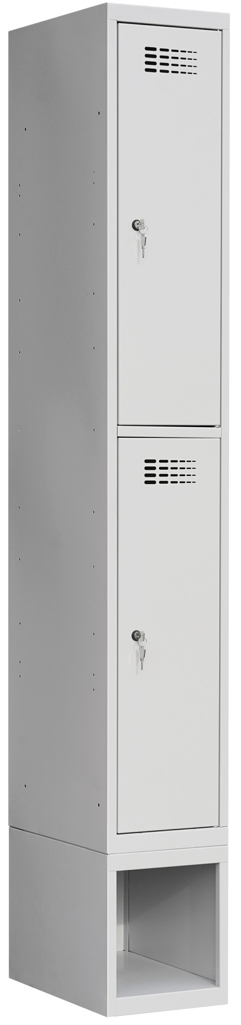 Garderobenschrank auf Schuhfach, 1 Abteil