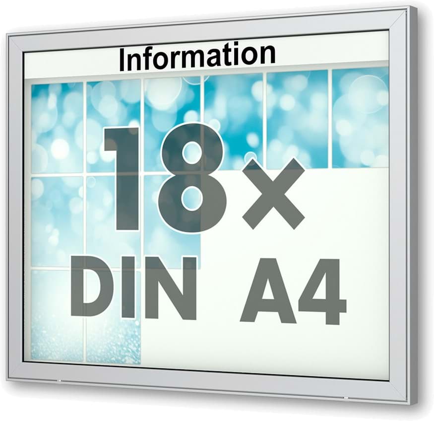 Schaukasten Planus 1390x1130x65 mm BxHxT