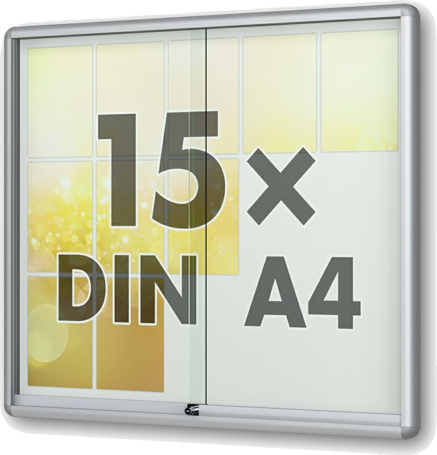 Schaukasten Moveo 1175x1030x50 mm BxHxT