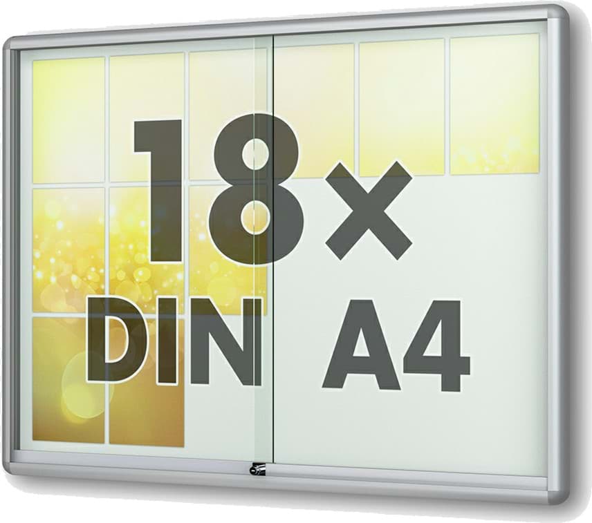 Schaukasten Moveo 1395x1030x50 mm BxHxT