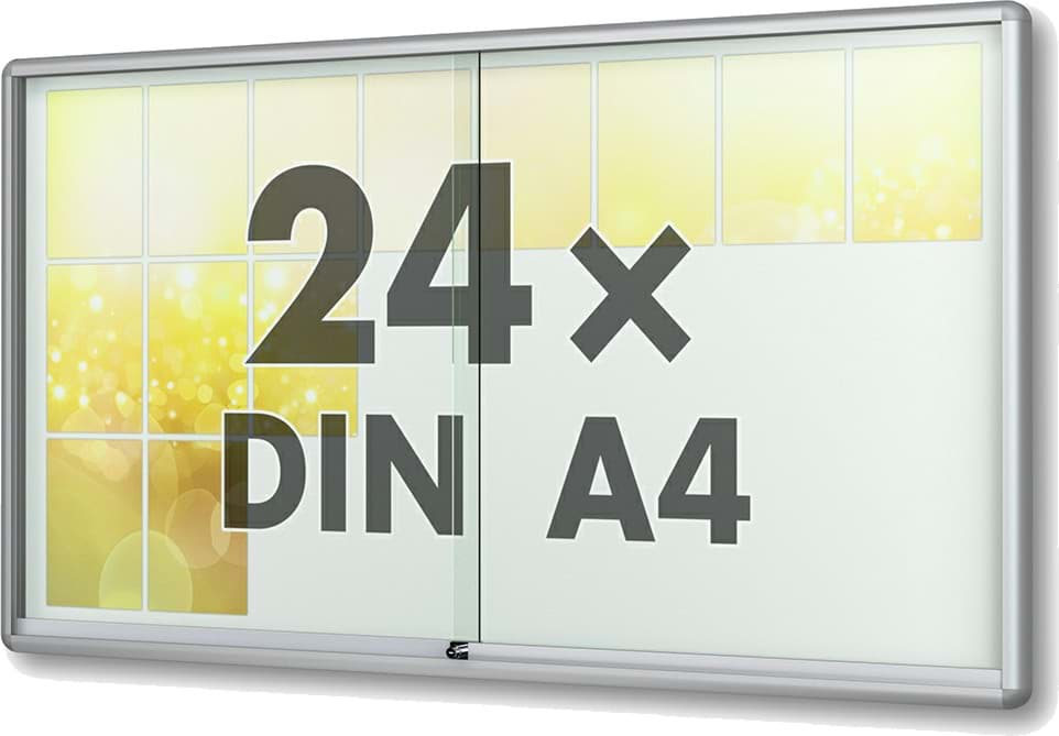 Schaukasten Moveo 1835x1030x50 mm BxHxT