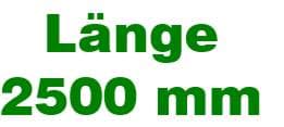2500 mm Werkbanklänge