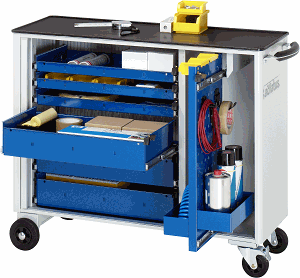 Werkzeugwagen, B 1025 x T 400 x H 860 mm