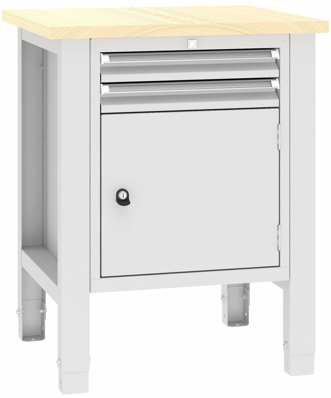 Werkbank SWT 07/3, var. Höhe, 725x620x850-900 mm LxTxH