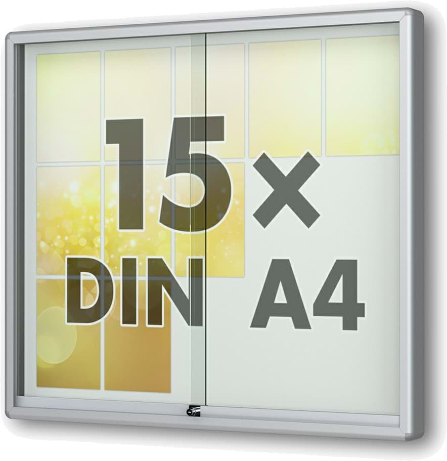 Schaukasten Moveo 1175x1030x80 mm BxHxT