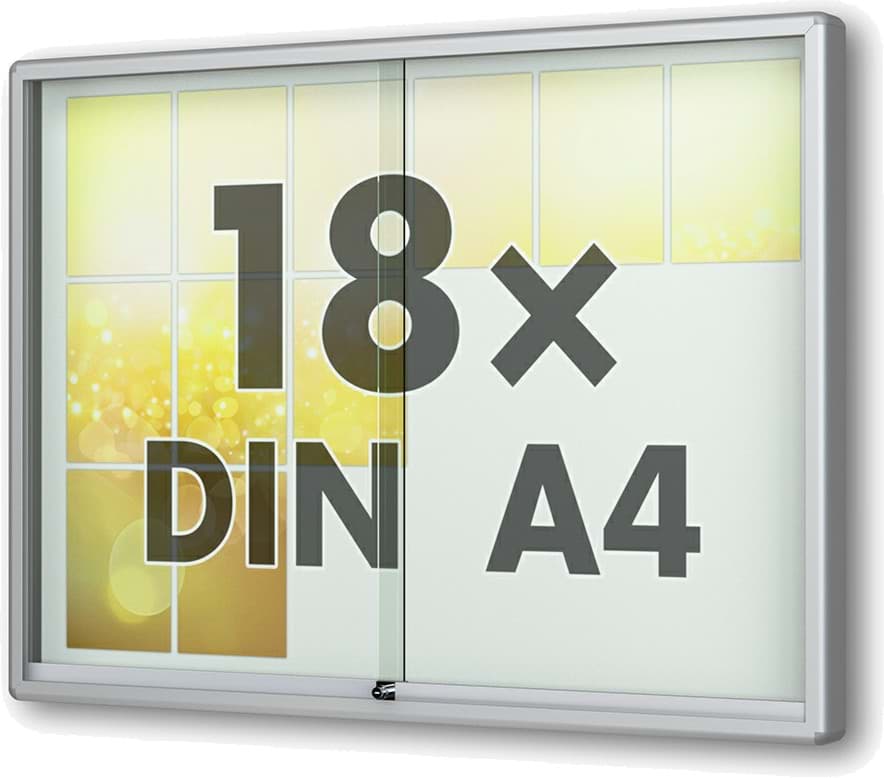 Schaukasten Moveo 1395x1030x80 mm BxHxT