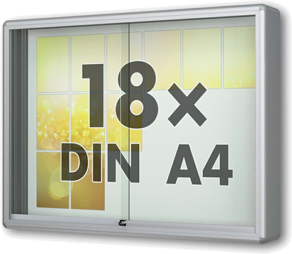 Schaukasten Moveo 1395x1030x210 mm BxHxT